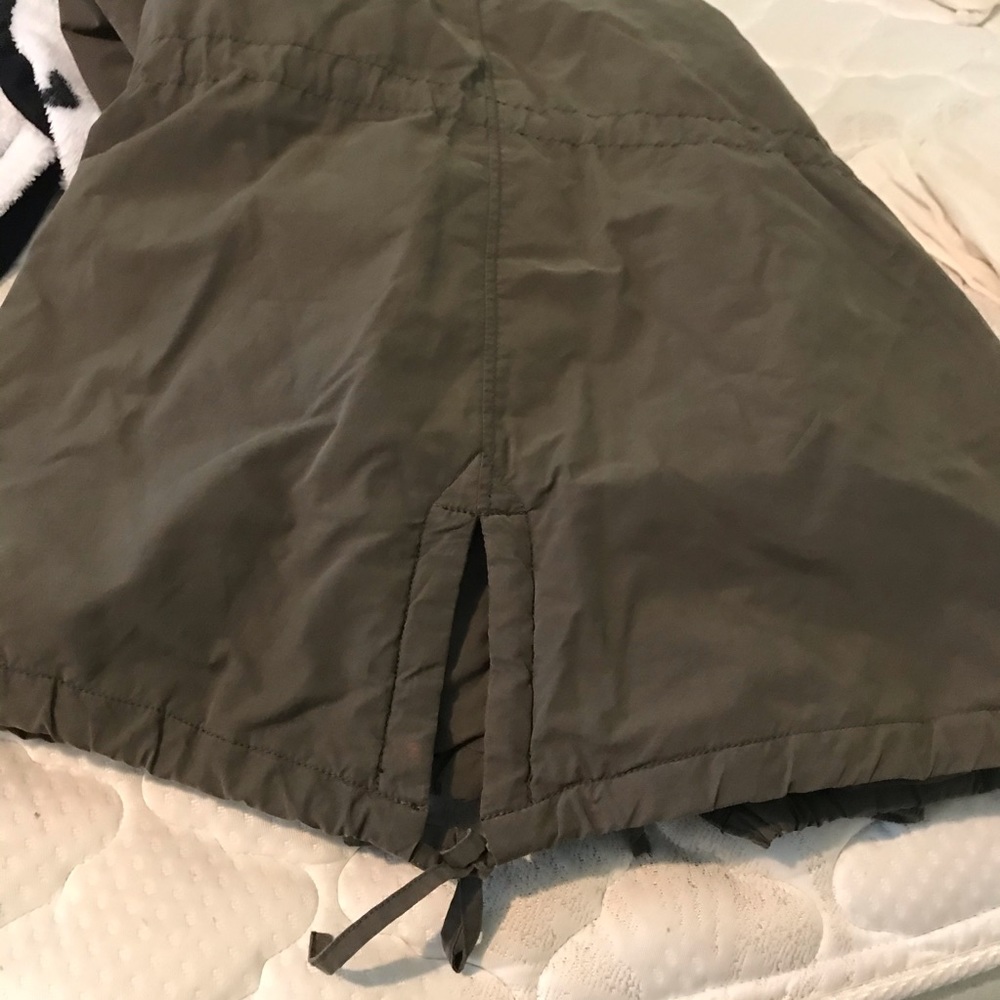 Olive Jacket with Detachable Hood - Picture 4 of 4